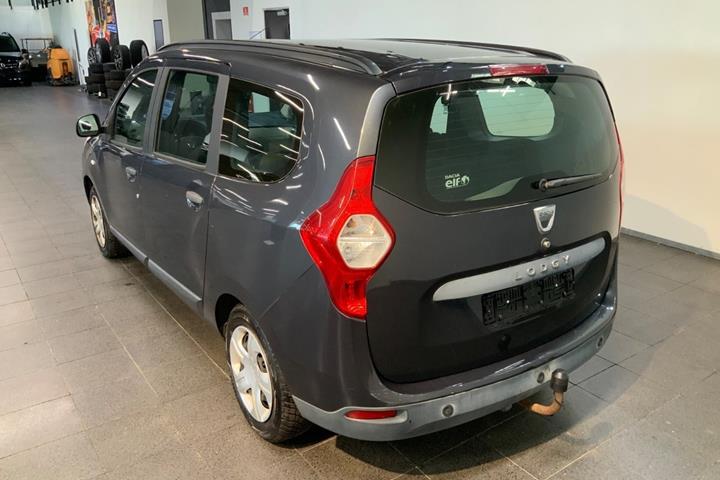 Grå Dacia Lodgy fra 2016