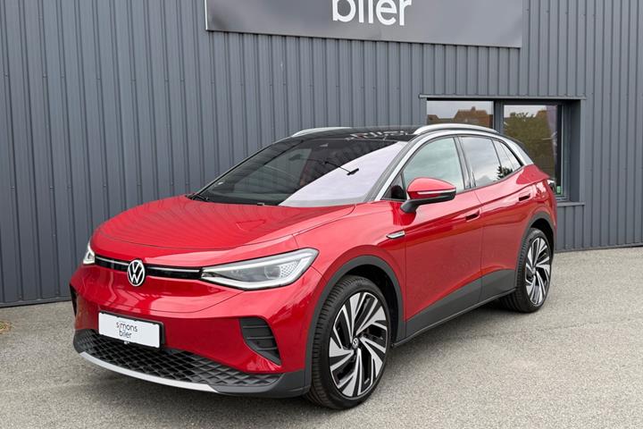 Grå VW ID.4 fra 2023 set udefra