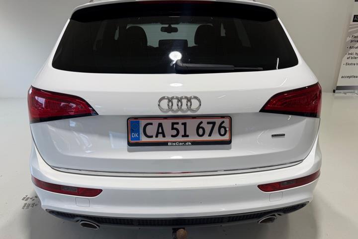 Hvid Audi Q5 fra 2014