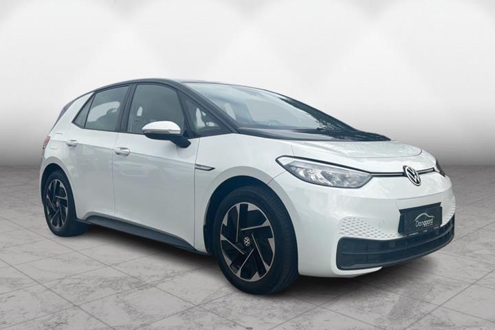 Hvid VW ID.3 fra 2021