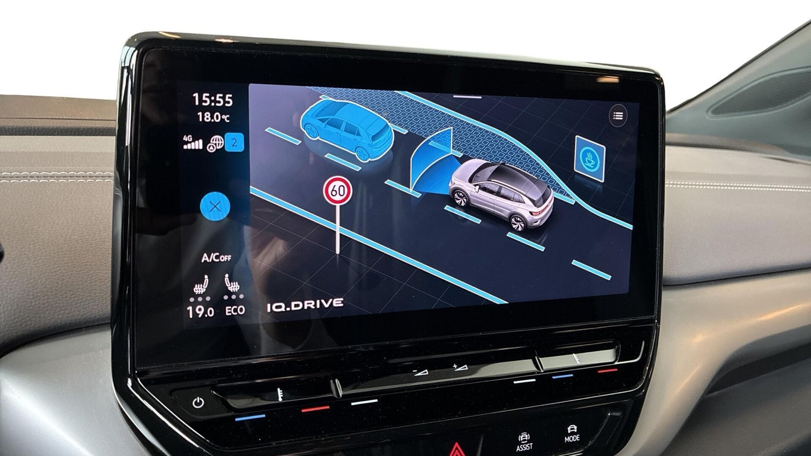 Blå VW ID.4 fra 2023