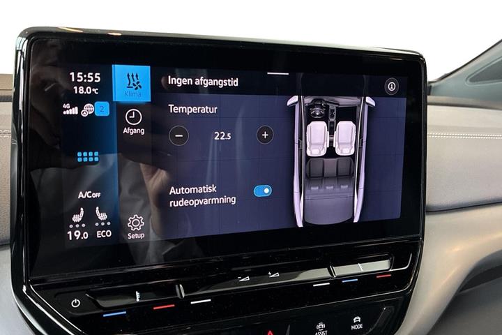Blå VW ID.4 fra 2023