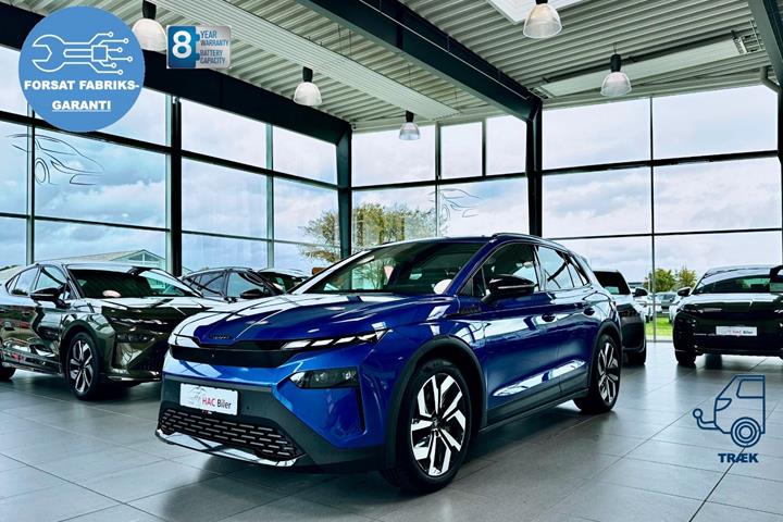Blå Skoda Elroq fra 2026