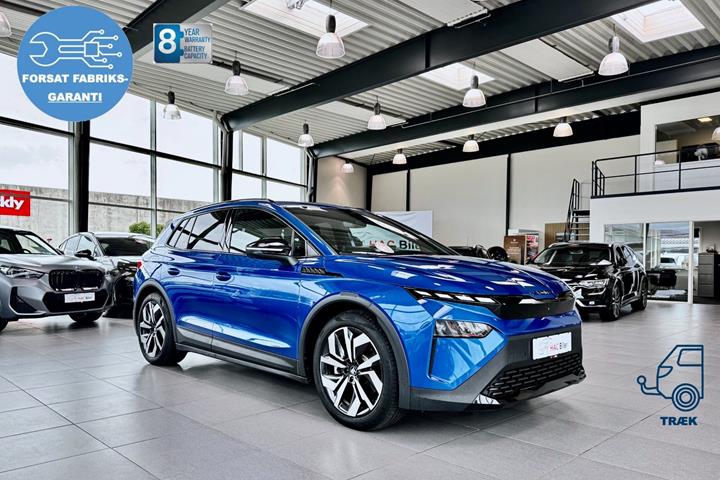 Blå Skoda Elroq fra 2026
