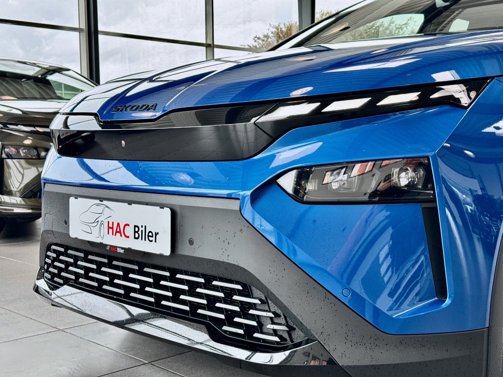 Blå Skoda Elroq fra 2026