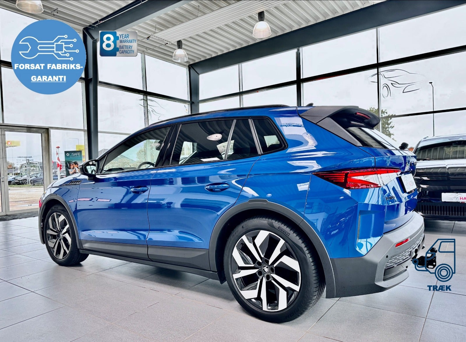Blå Skoda Elroq fra 2026