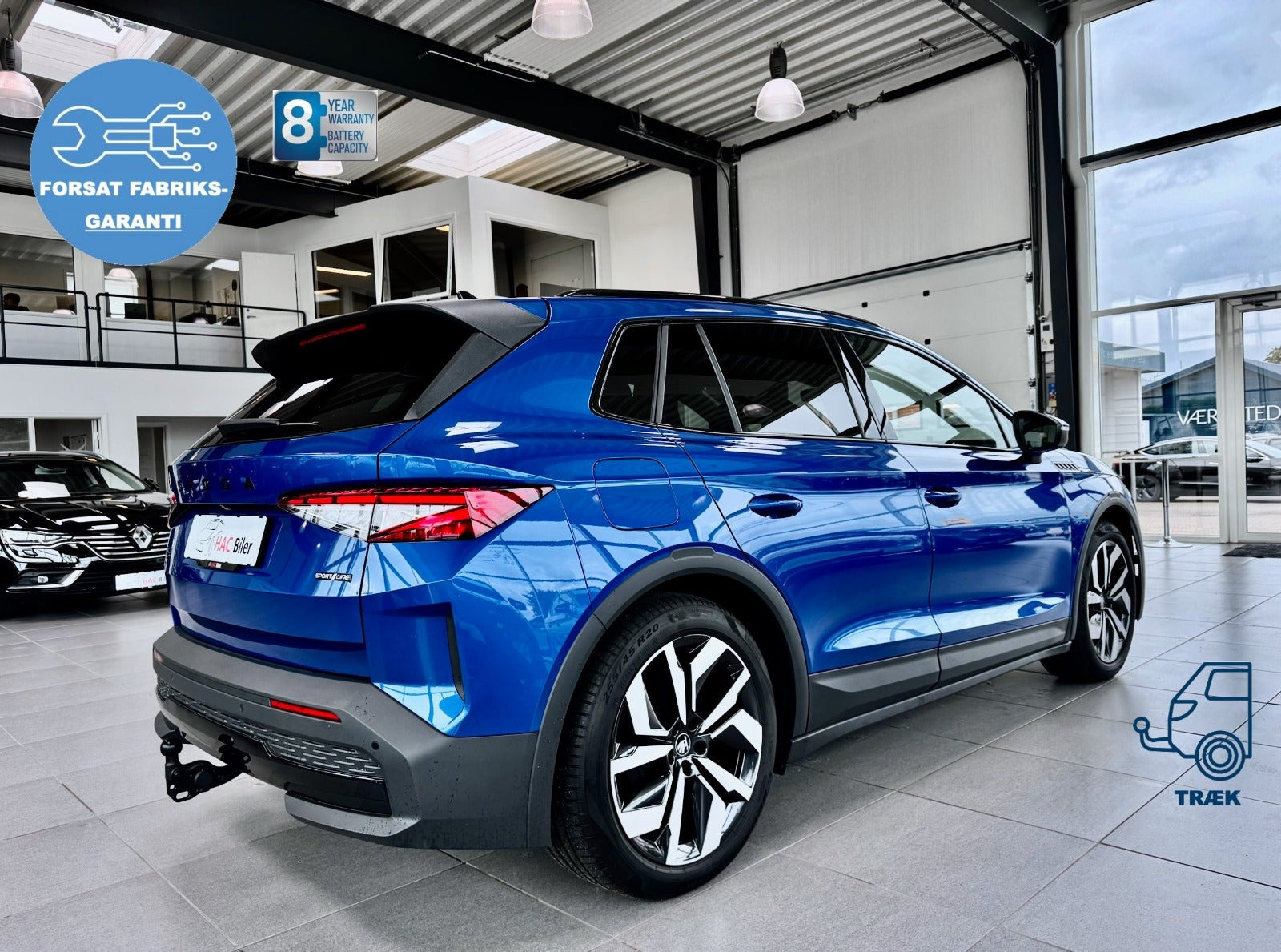 Blå Skoda Elroq fra 2026