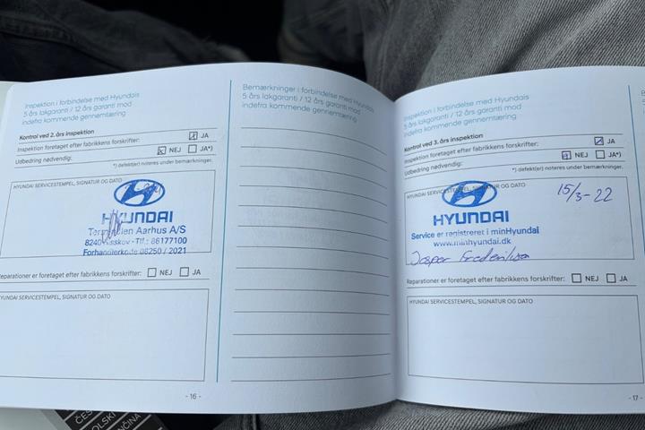 Sølv Hyundai Ioniq fra 2018