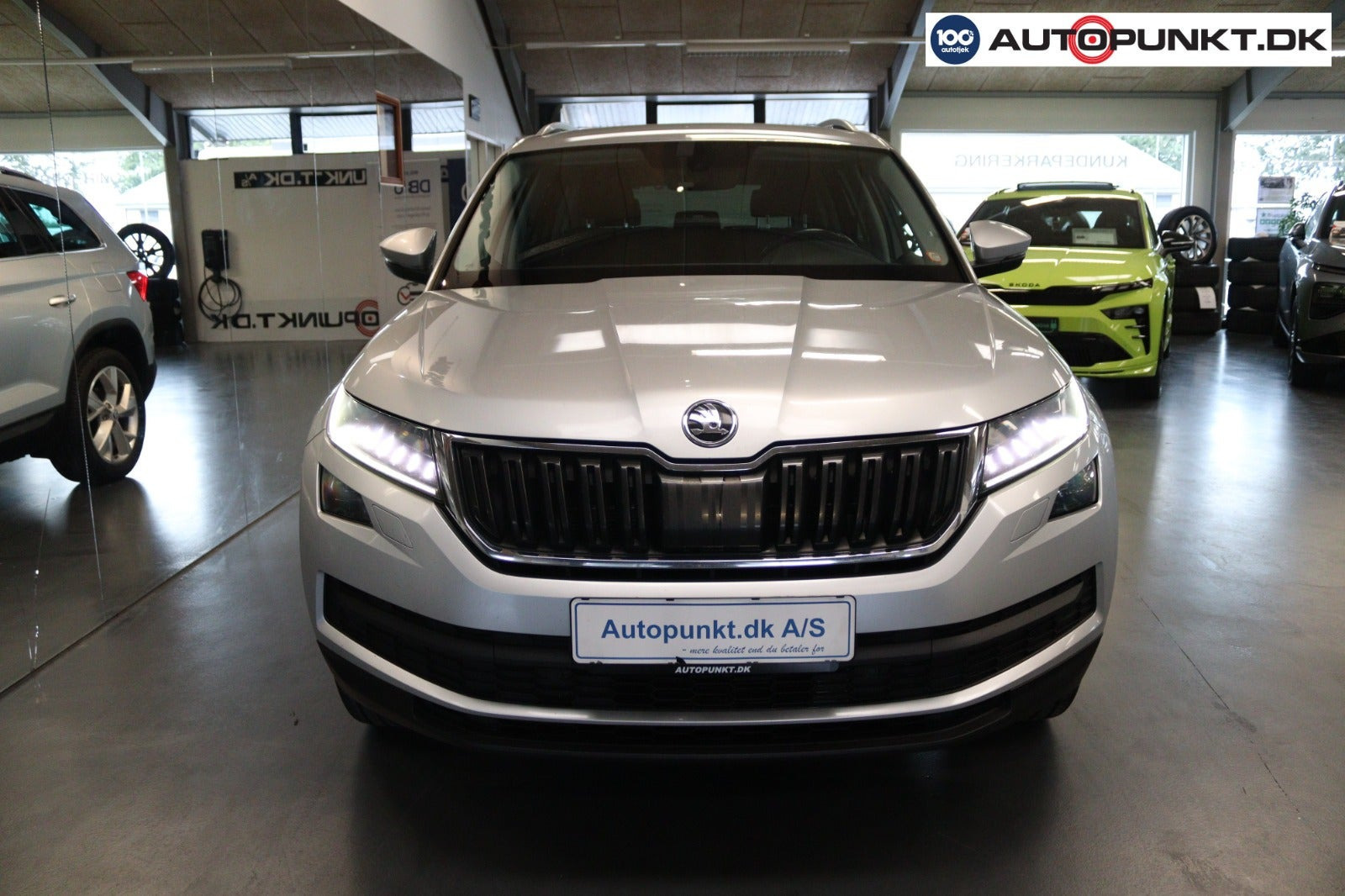 Sølv Skoda Kodiaq fra 2018