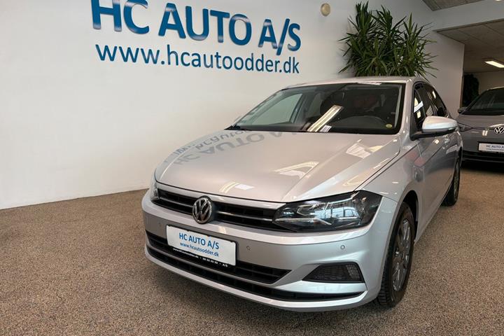 Sølv VW Polo fra 2019
