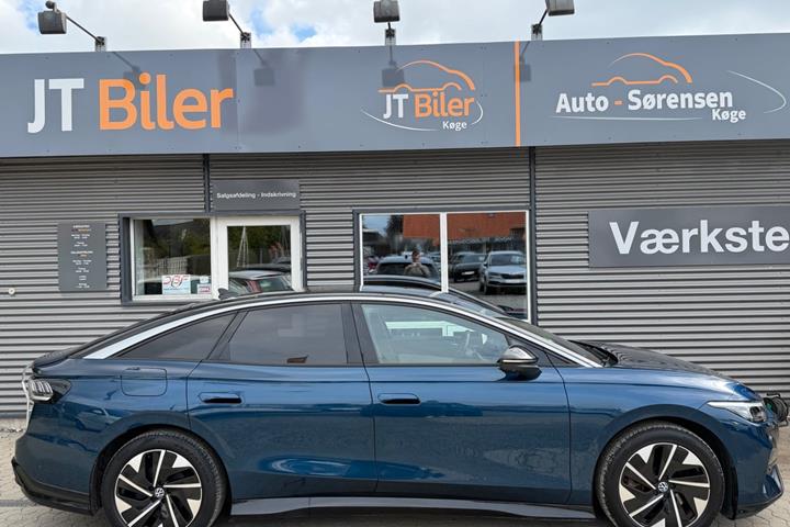 Blå VW ID.7 fra 2024