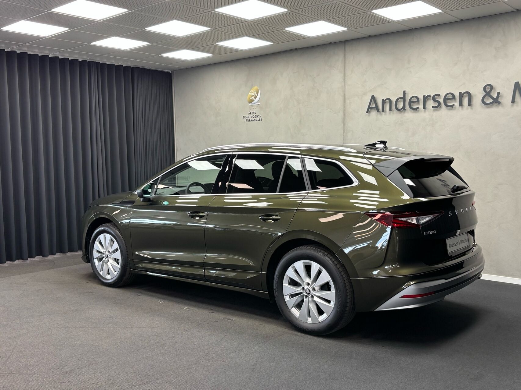 Grøn Skoda Enyaq fra 2026