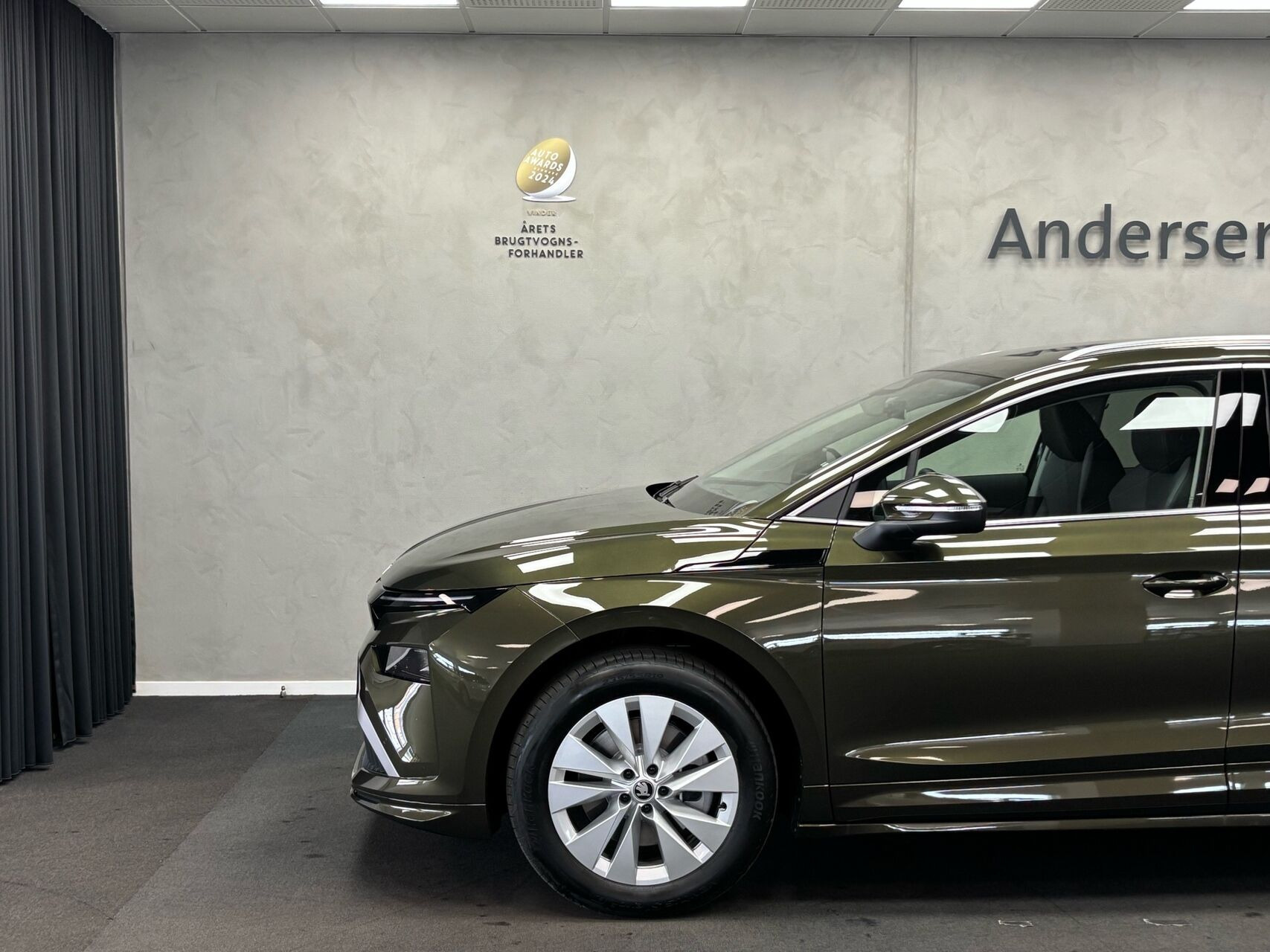 Grøn Skoda Enyaq fra 2026