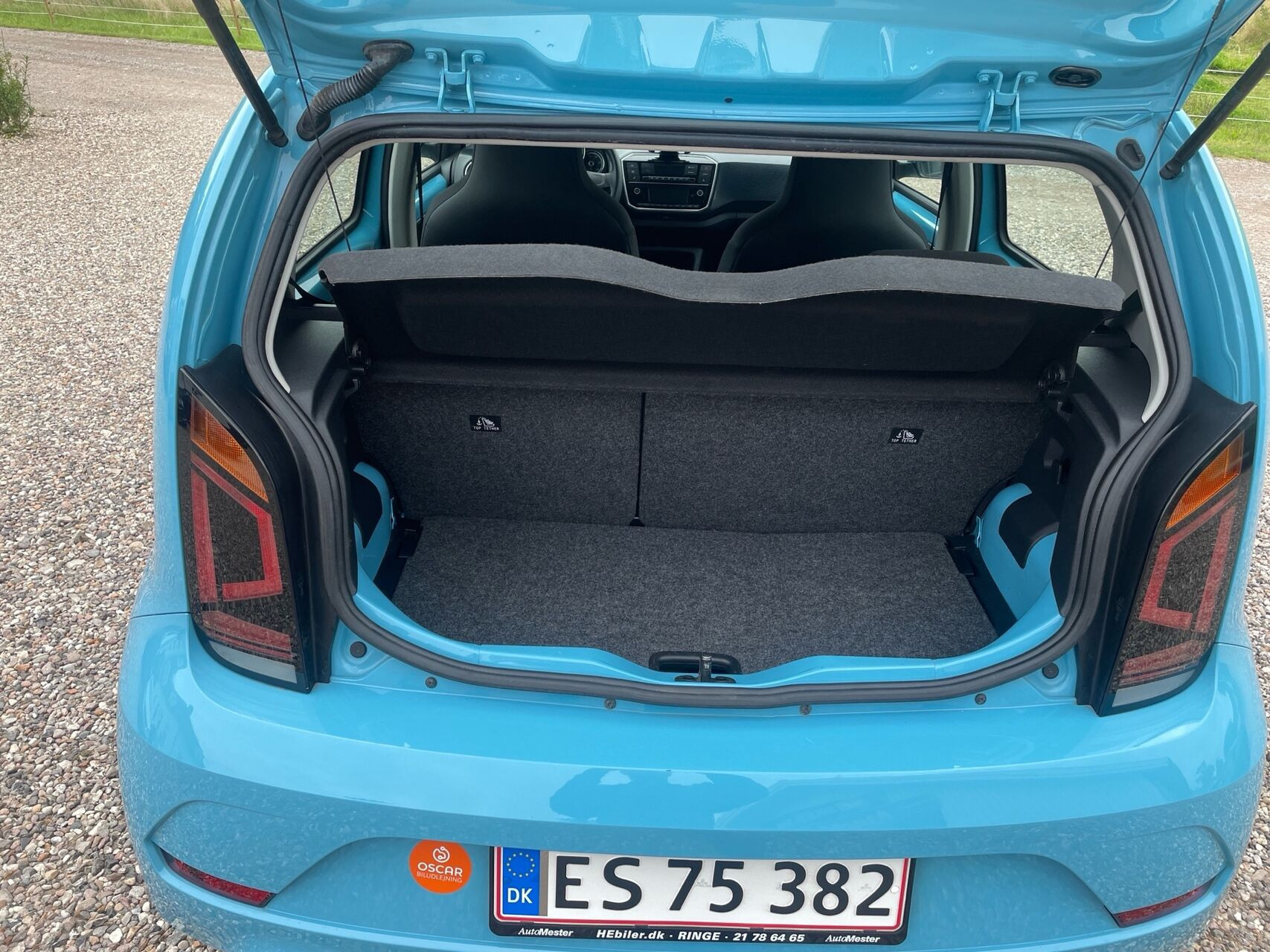 Blå VW E-UP! fra 2021
