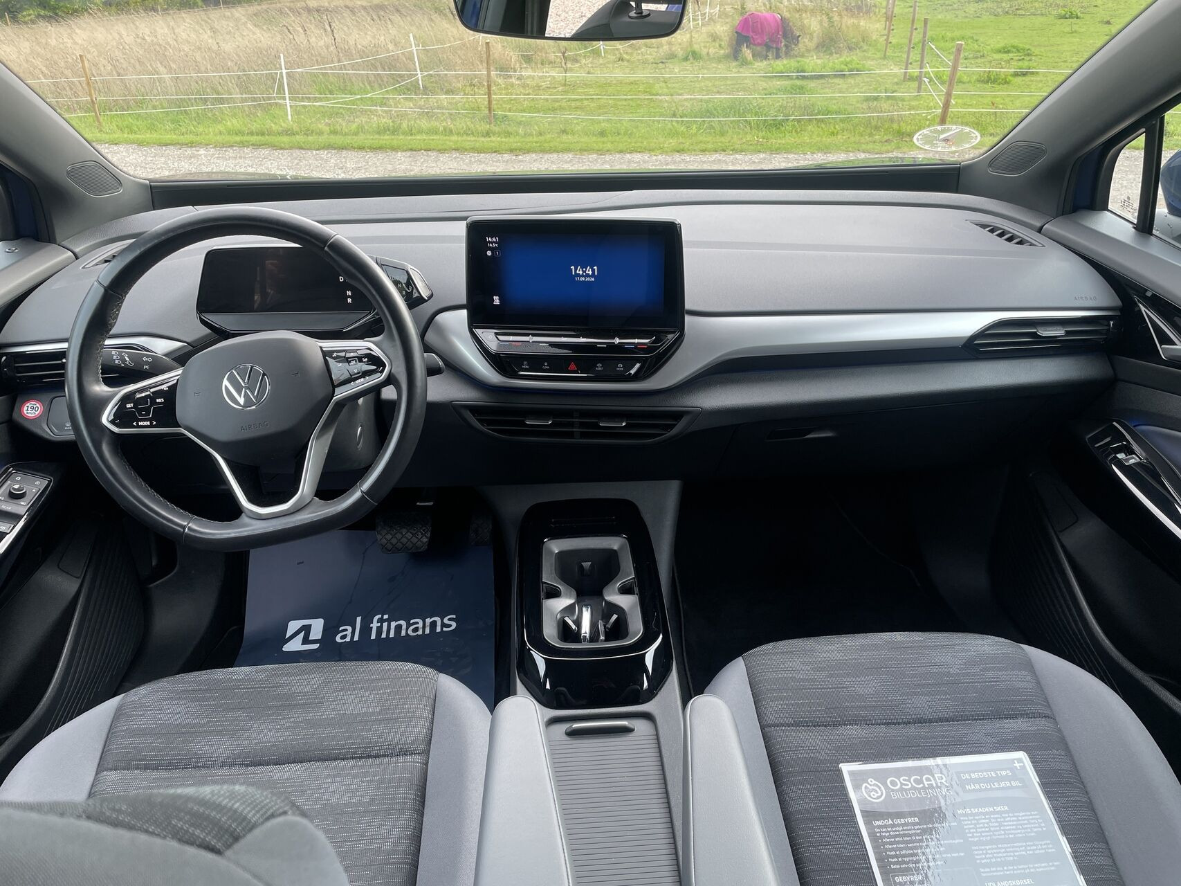 Blå VW ID.4 fra 2022