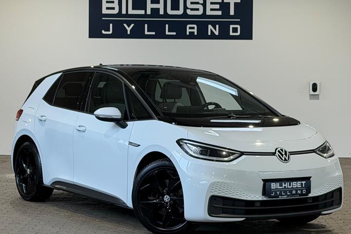 Hvid VW ID.3 fra 2021