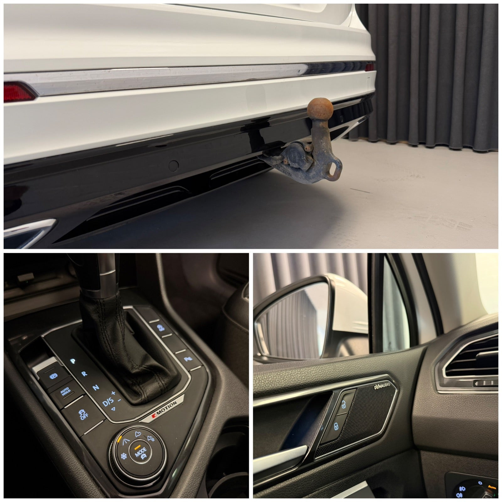 Hvid VW Tiguan fra 2016