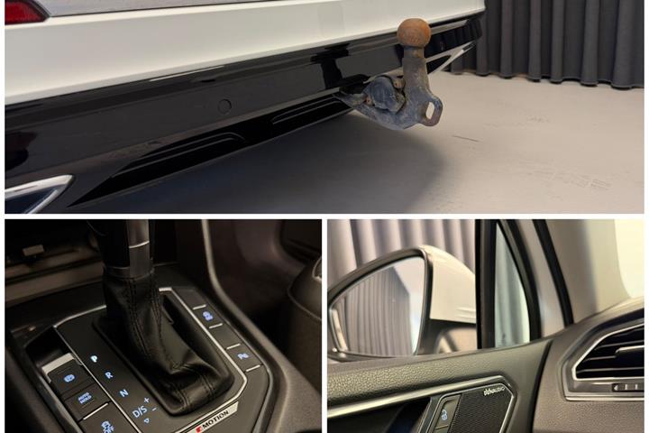 Hvid VW Tiguan fra 2016