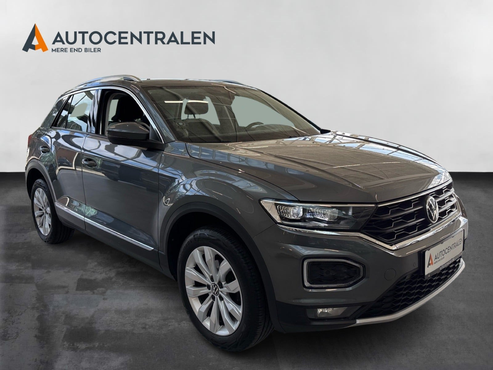 Grå VW T-Roc fra 2021