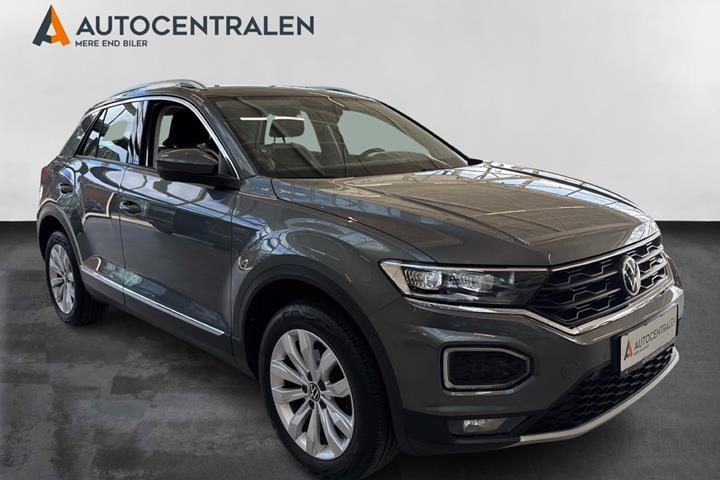 Grå VW T-Roc fra 2021