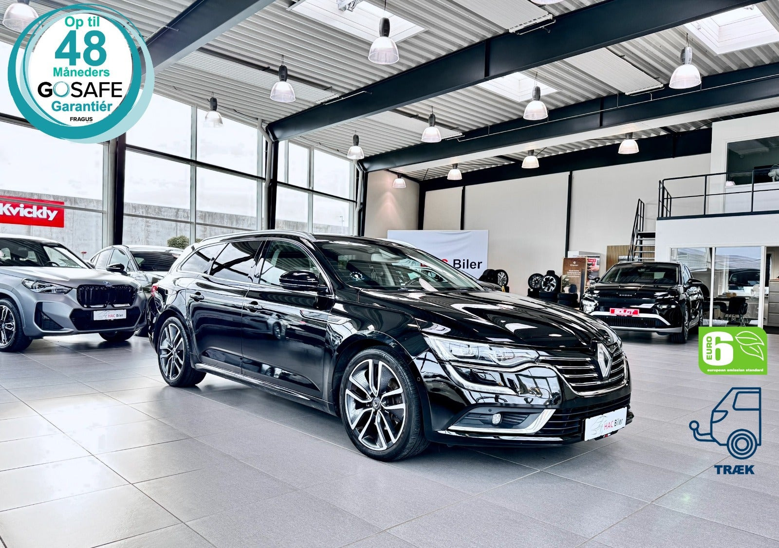 Sort Renault Talisman fra 2017