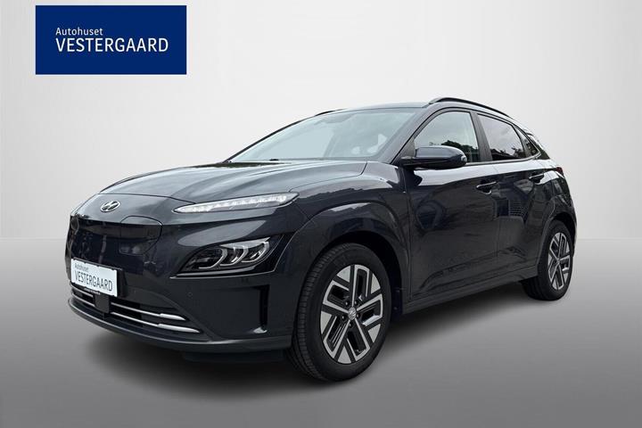 Grå Hyundai Kona fra 2021