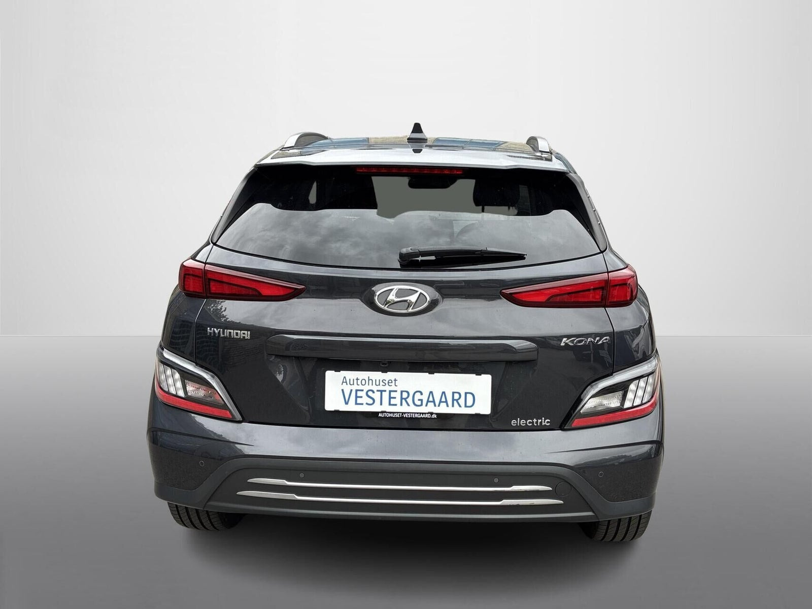 Grå Hyundai Kona fra 2021