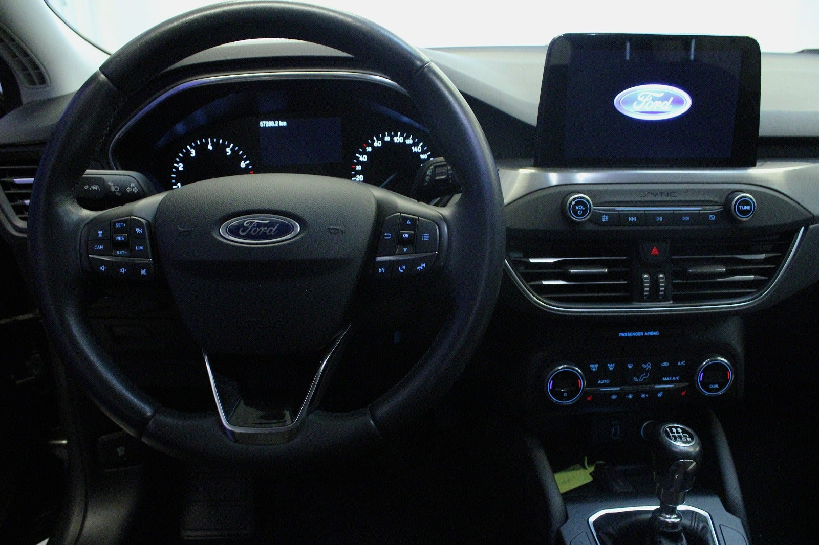 Grå Ford Focus fra 2019