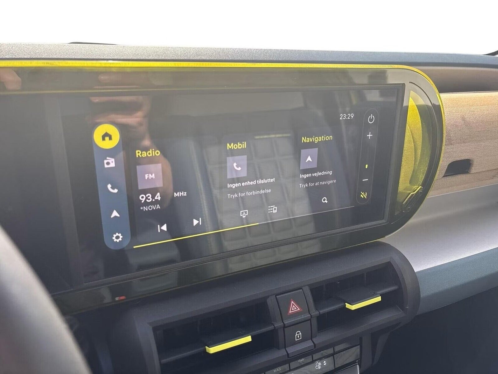Gul Fiat Grande Panda fra 2025