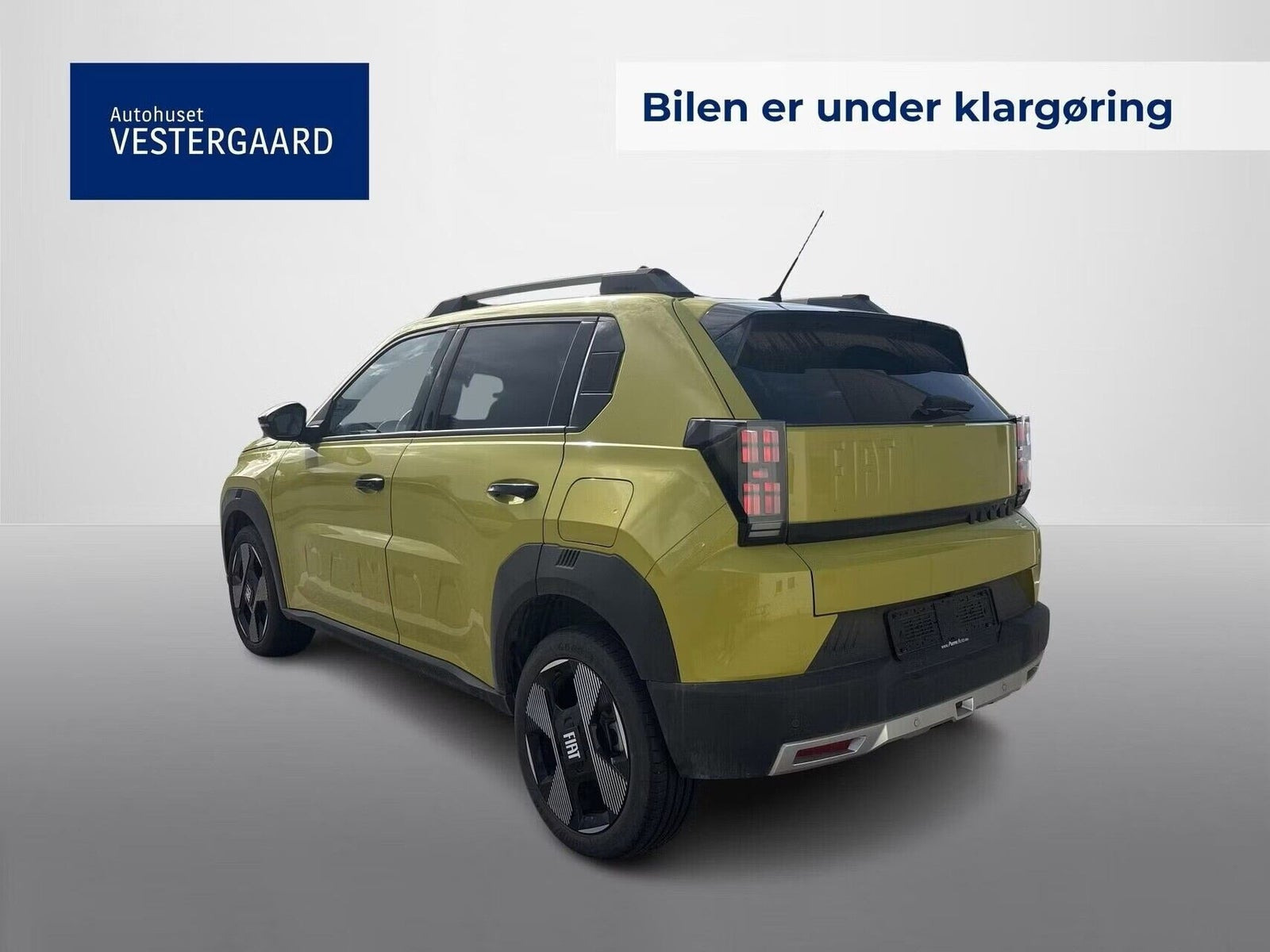 Gul Fiat Grande Panda fra 2025