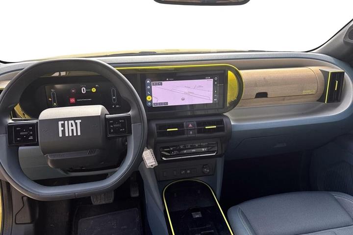 Gul Fiat Grande Panda fra 2025