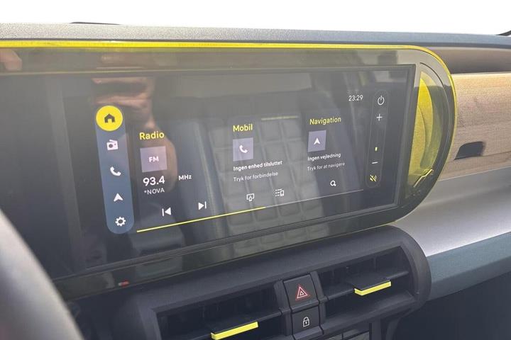 Gul Fiat Grande Panda fra 2025