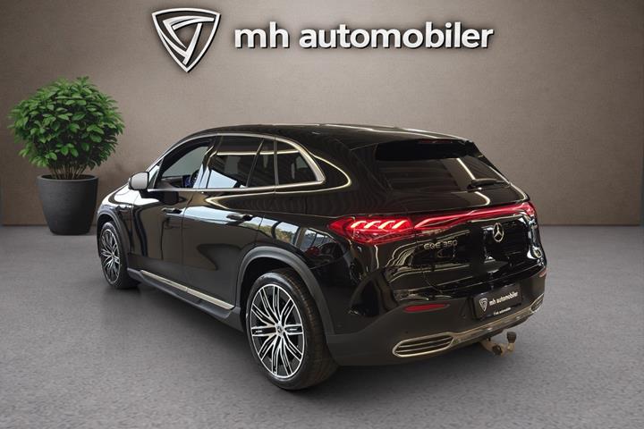 Sort Mercedes EQE350 SUV fra 2024
