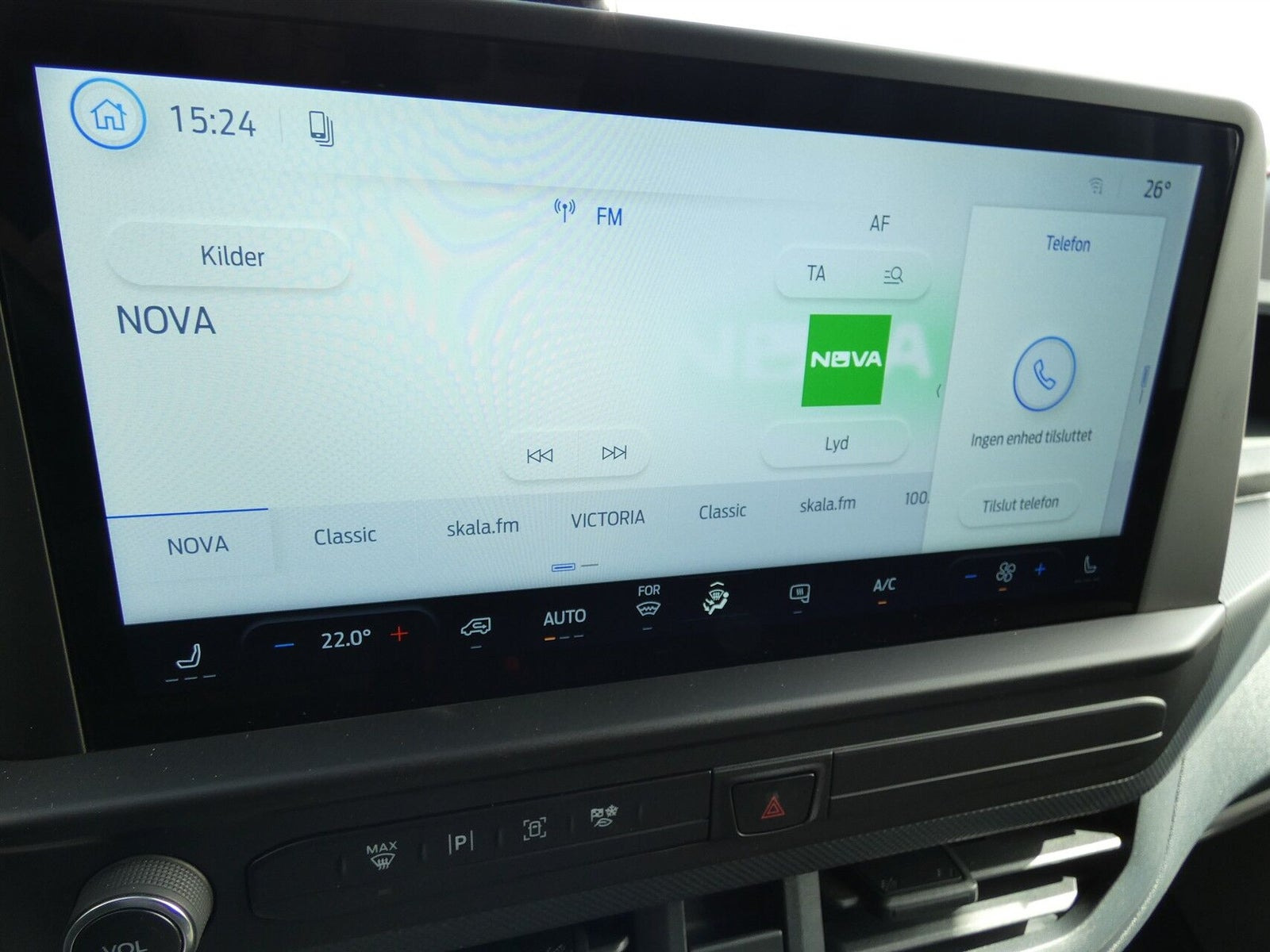 Hvid Ford Transit Custom 320 L2 fra 2026