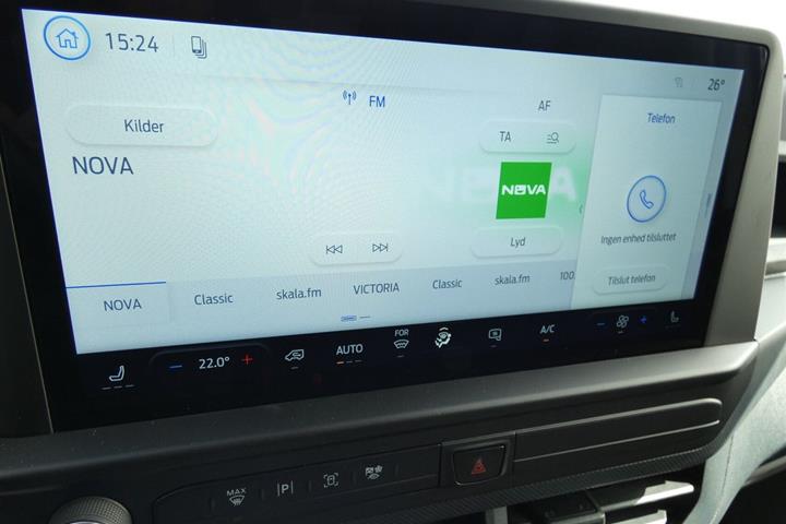 Hvid Ford Transit Custom 320 L2 fra 2026