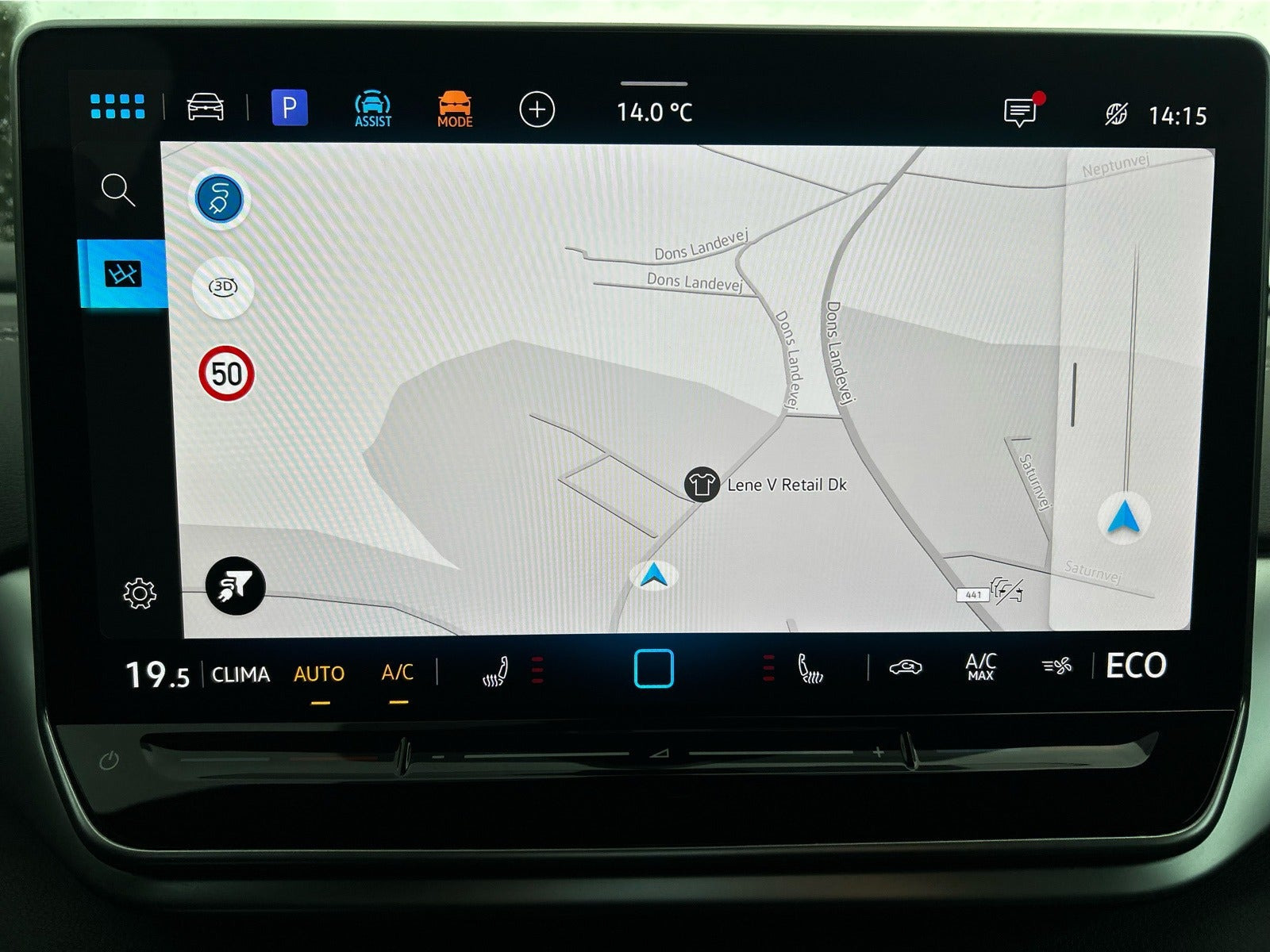 Blå VW ID.4 fra 2024