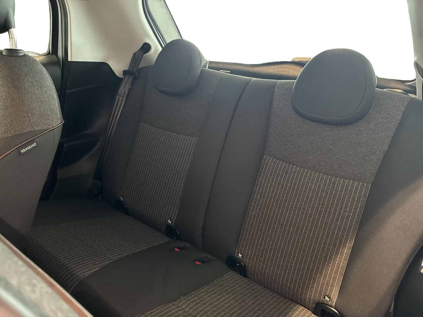 Blå Fiat 500e fra 2022