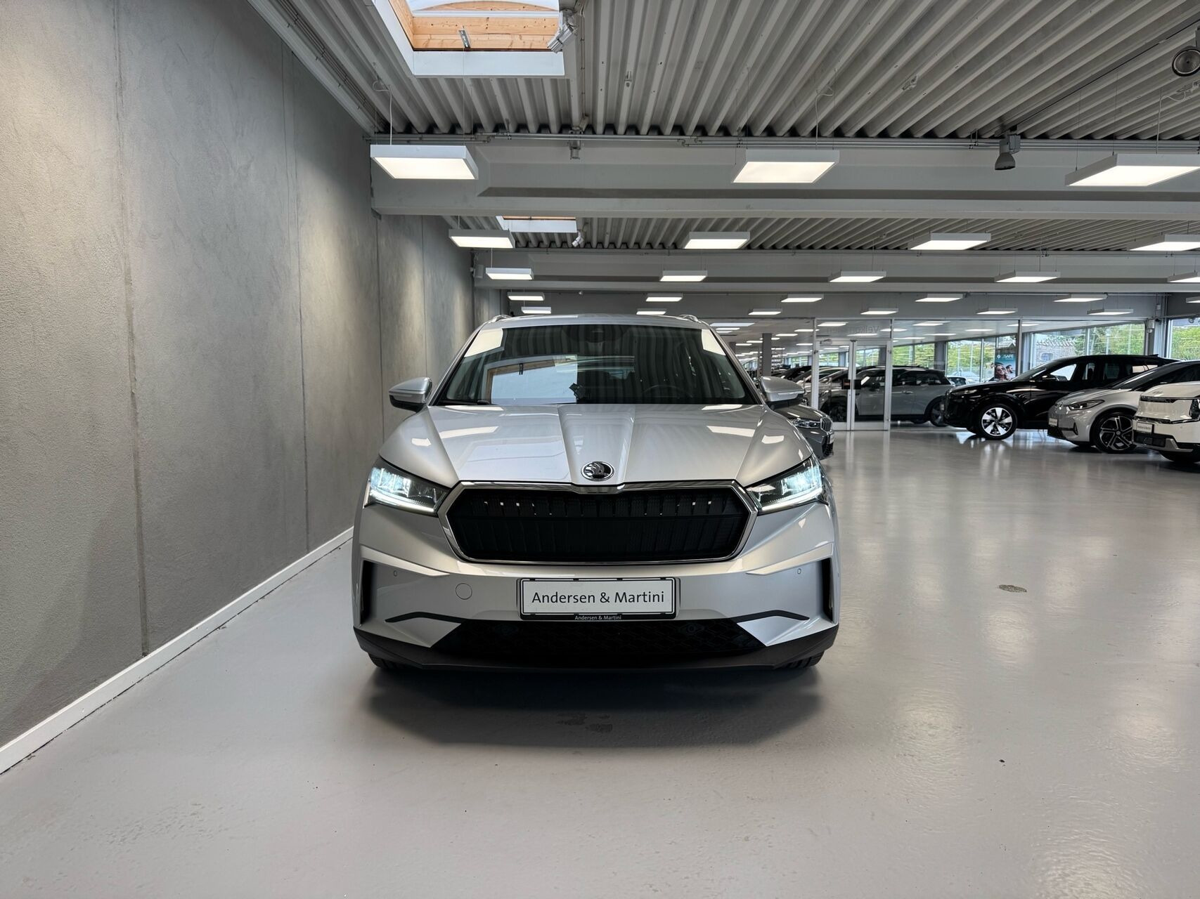 Sølv Skoda Enyaq fra 2023