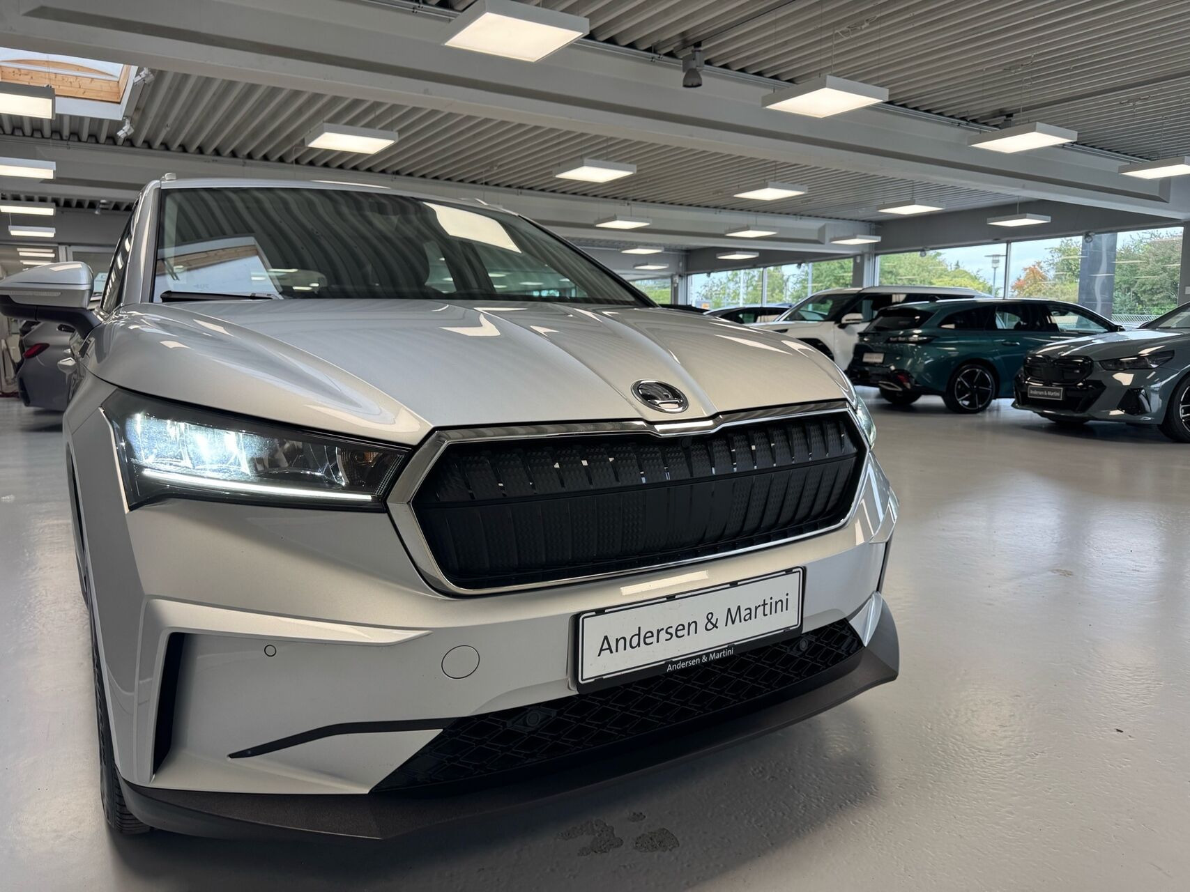Sølv Skoda Enyaq fra 2023