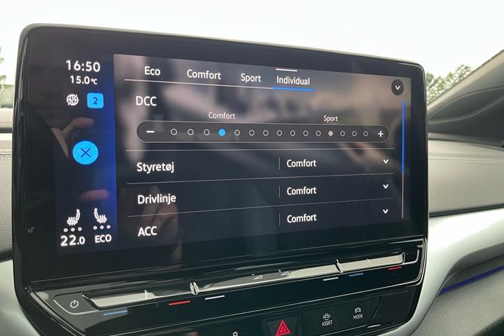 Blå VW ID.4 fra 2023