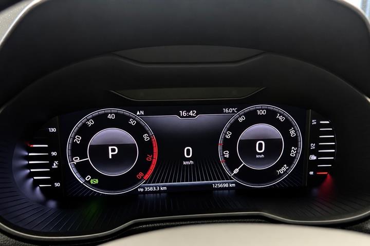 Grå Skoda Octavia fra 2019