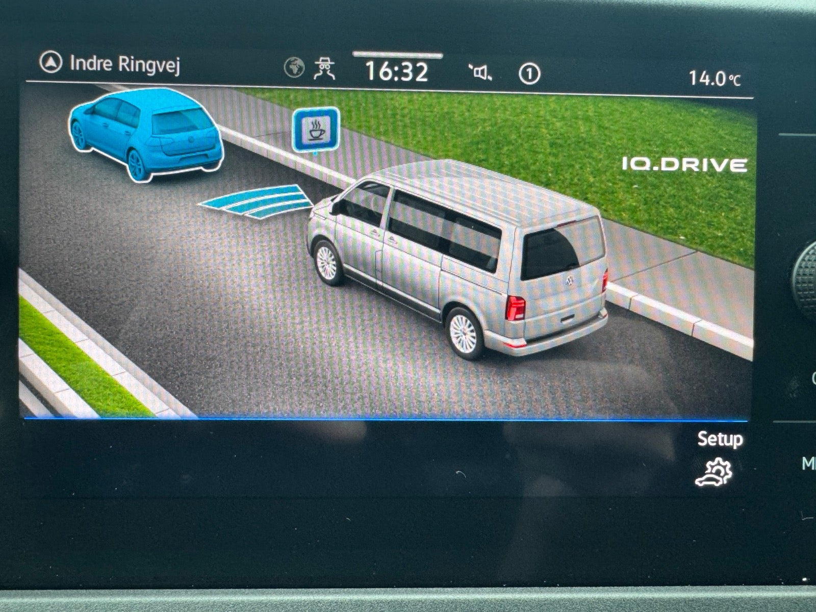 Hvid VW Transporter fra 2021