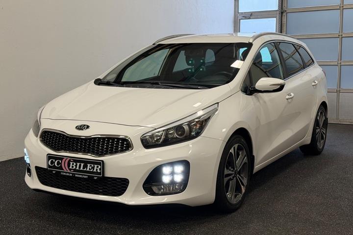 Hvid Kia Ceed fra 2017