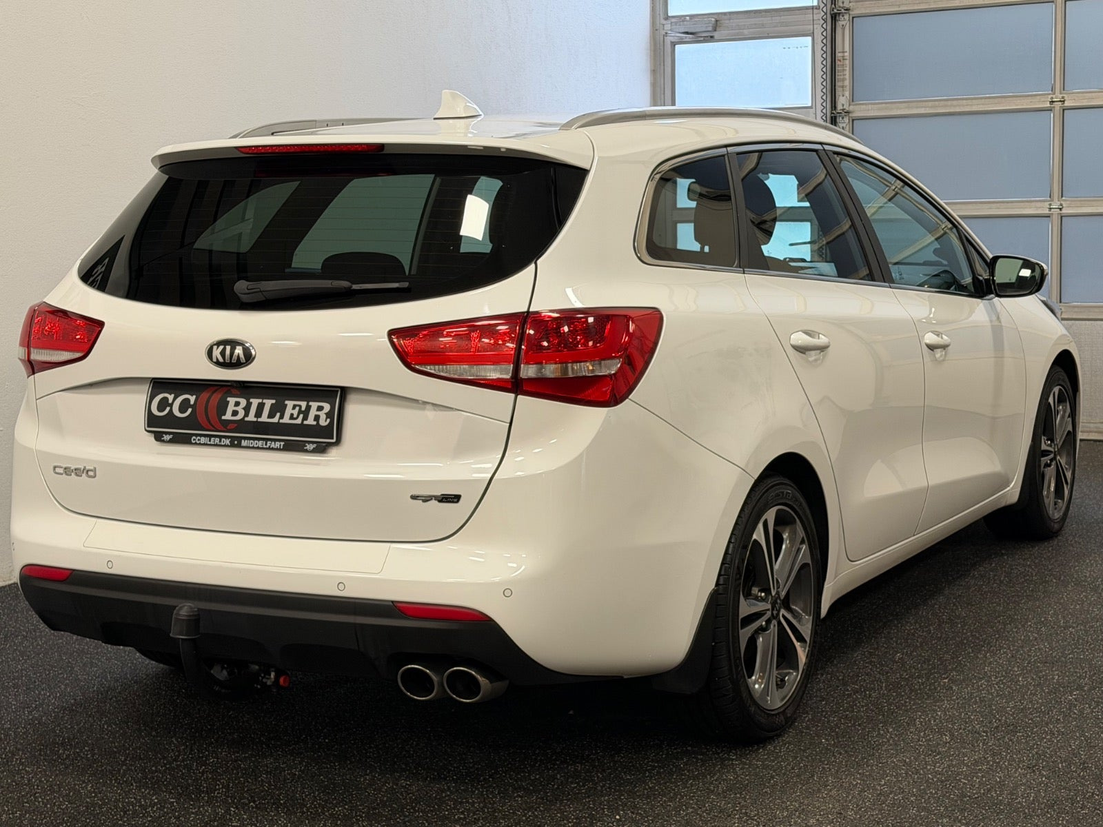 Hvid Kia Ceed fra 2017