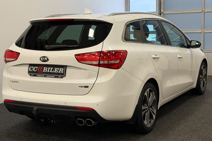 Hvid Kia Ceed fra 2017