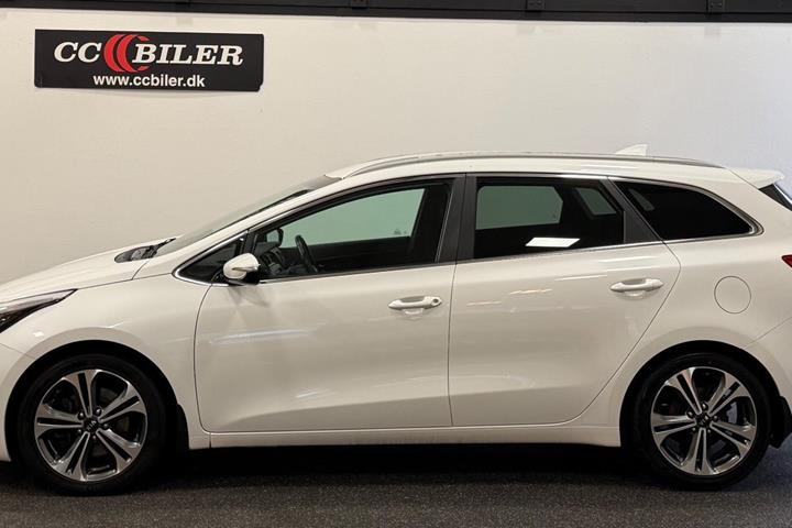 Hvid Kia Ceed fra 2017