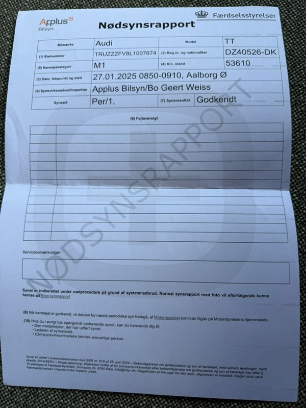 undefined Audi TT fra 2021