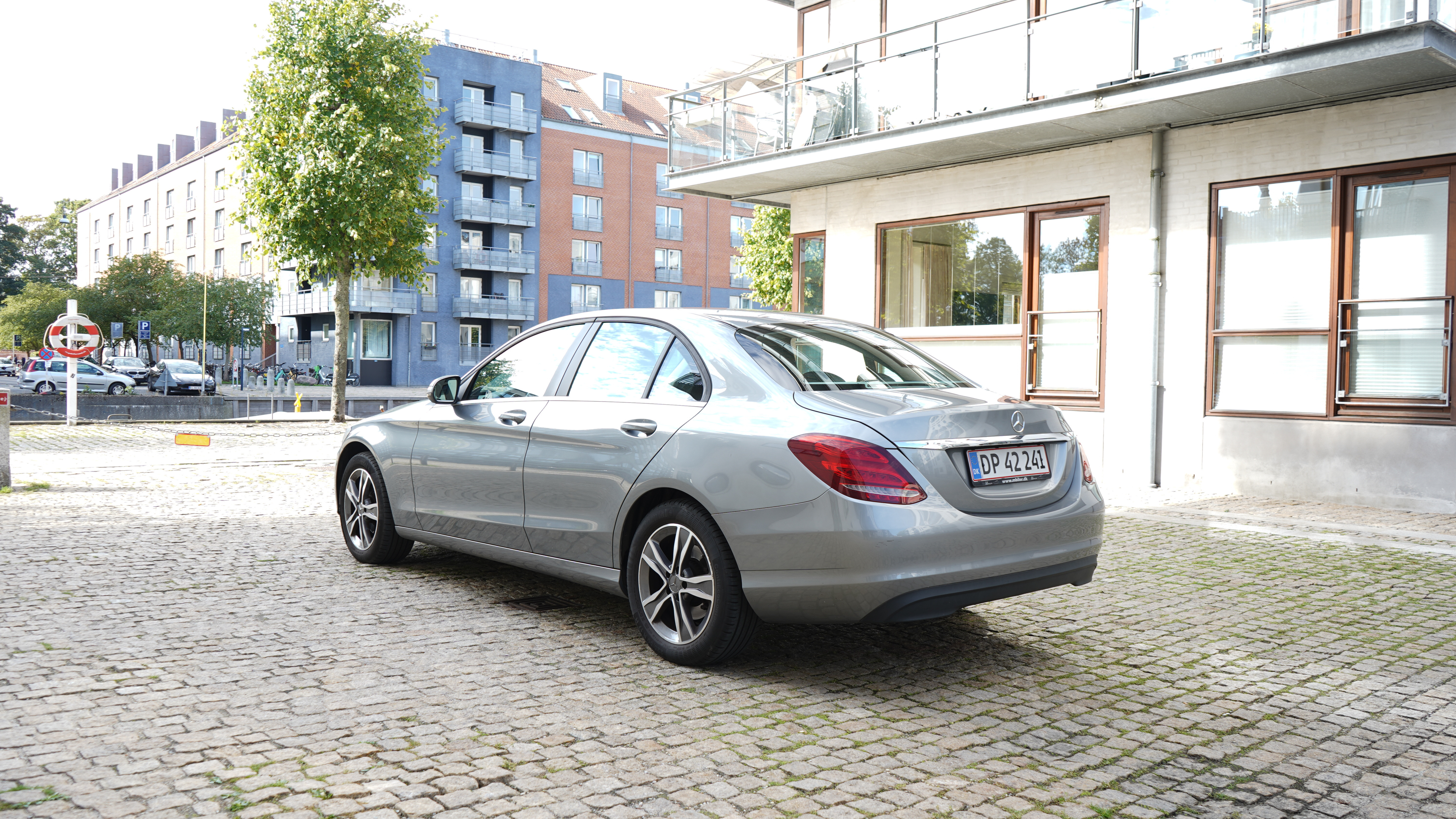 Grå Mercedes C-Klasse fra 2014