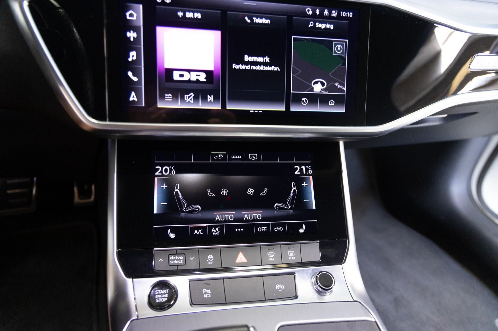 Hvid Audi A6 fra 2021