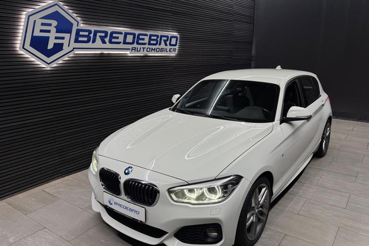 Hvid BMW 118d fra 2018